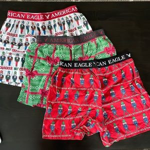 American Eagle Christmas boxers